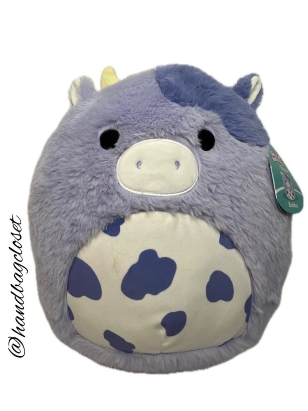 Squishmallows 16" Bubba US Exclusive Purple Cow Fuzzamallow Squishmallow 2023